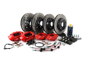 BMW E9X M Performance Front & Rear Big Brake Kit - Red