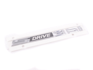 Model Emblem - S Drive 35I - Z4