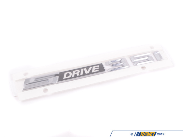 Genuine BMW Model Emblem - S Drive 35I - Z4 51147221375