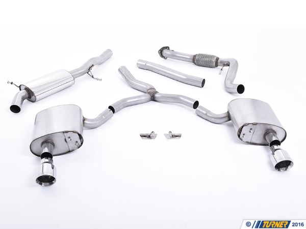 Milltek Sport SSXAU622 - Cat-Back Exhaust System - Road+ (Semi-Resonated)  SSXAU622