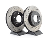 StopTech Cross-Drilled Brake Rotors - Front - E36 (except M3), E46 323i/Ci, Z3 (except M) (pair) - (NO LONGER AVAILABLE) 34111162282CD View 1