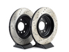 StopTech Cross-Drilled Brake Rotors - Rear - E46 330i 330Ci 330xi (pair) - (NO LONGER AVAILABLE) 34201166073CD View 3