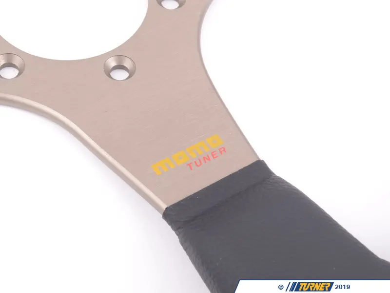TUN35BK0Silver - MOMO Tuner Steering Wheel - Anthracite Spoke