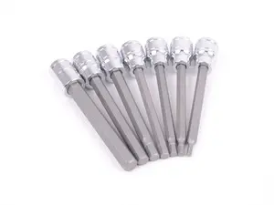 7Pc. Extra Long Metric Hex Set 3/8" Drive
