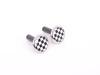 Genuine MINI Door Pin Set - Checkered Flag  - (NO LONGER AVAILABLE) 82292406338 View 1