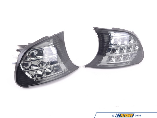 Depo Crystal Smoke LED Corner Assembly - Pair - White LED 4441507P4AS
