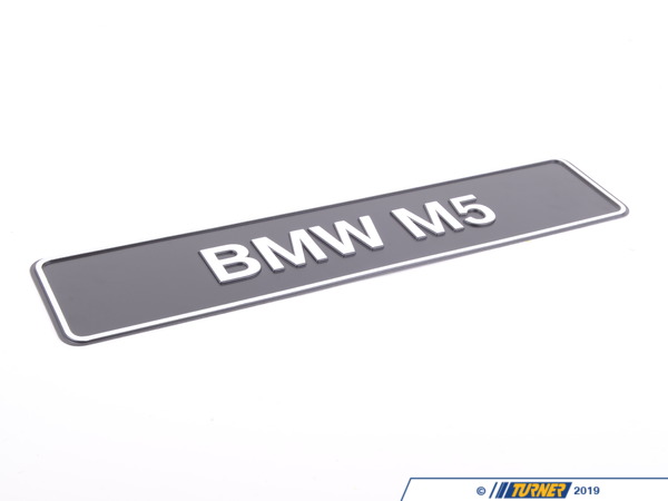 81850300856 - Genuine BMW Type Identification Plate Bm