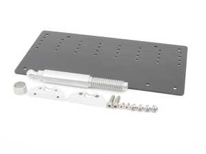 Billet Tow Hook Receiver License Plate Mount - US Style
