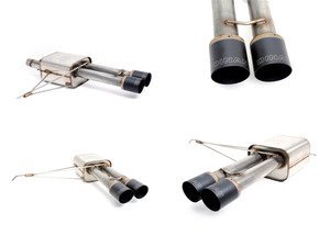Dinan Free Flow Exhaust - Stainless Axle-Back - F55 Mini Cooper S