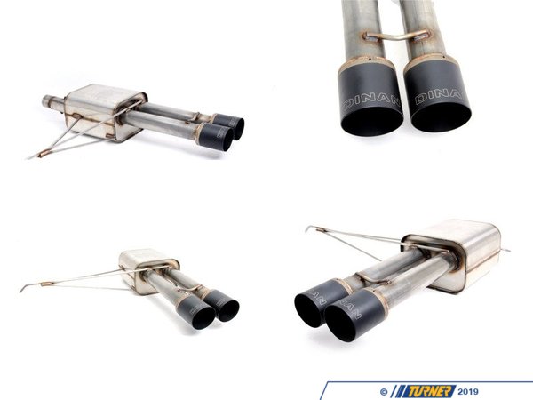 Dinan Dinan Free Flow Exhaust - Stainless Axle-Back - F55 Mini Cooper S D660-0063-BLK