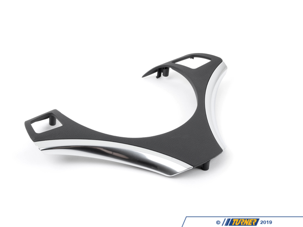Genuine BMW Genuine BMW Steering Wheel Cover Black/chrome Pearl Grey - 32306795587 32306795587