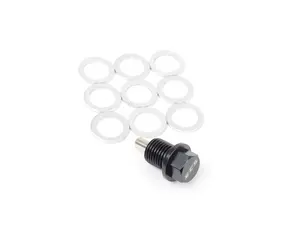 Magnetic Oil Drain Plug - With Aluminum Washers 