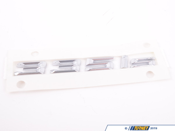 Genuine BMW Genuine BMW 335is Front Side Emblem - Right - E92 335is E93 335is 51147364430