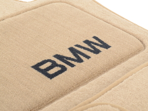 Genuine BMW Carpet Floor Mats - Beige