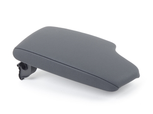 Genuine BMW Center Console Armrest - Black Vinyl