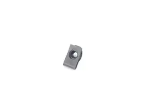 M5 X 0.8mm, No-Slip Clip-On Barrel Nut, Black-Phosphate Steel