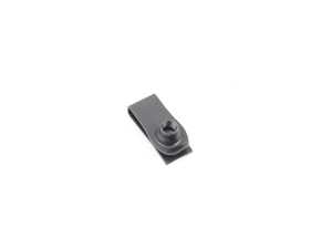 M6 X 1 mm, No-Slip Clip-On Barrel Nut, Black-Phosphate Steel