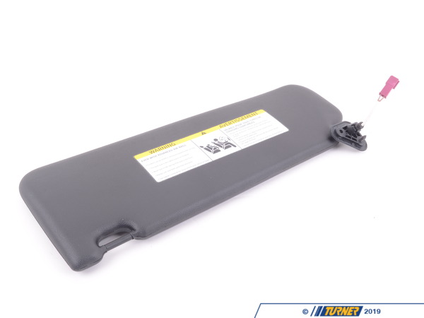 Genuine BMW Sun Visor With Miror - Right - Black - E84, E90, E91 51167252052