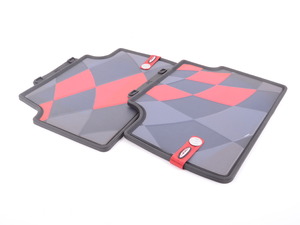 Genuine MINI Rear Rubber Factory Floor Mats Set JCW Pro - F55 