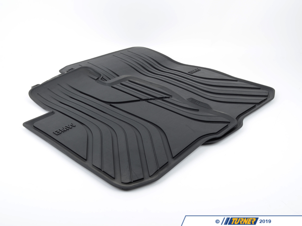 Genuine BMW Genuine BMW Base Line Rubber Floor Mats - Front - F32 F33 F36 w/ xDrive 51472285310