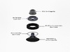 ECS  Billet Aluminum Rear Wiper Delete Plug - R50 / R53  005265ECS01 View 5
