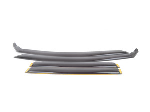 Front & Rear Side Window Deflectors - Dark Smoke - E70