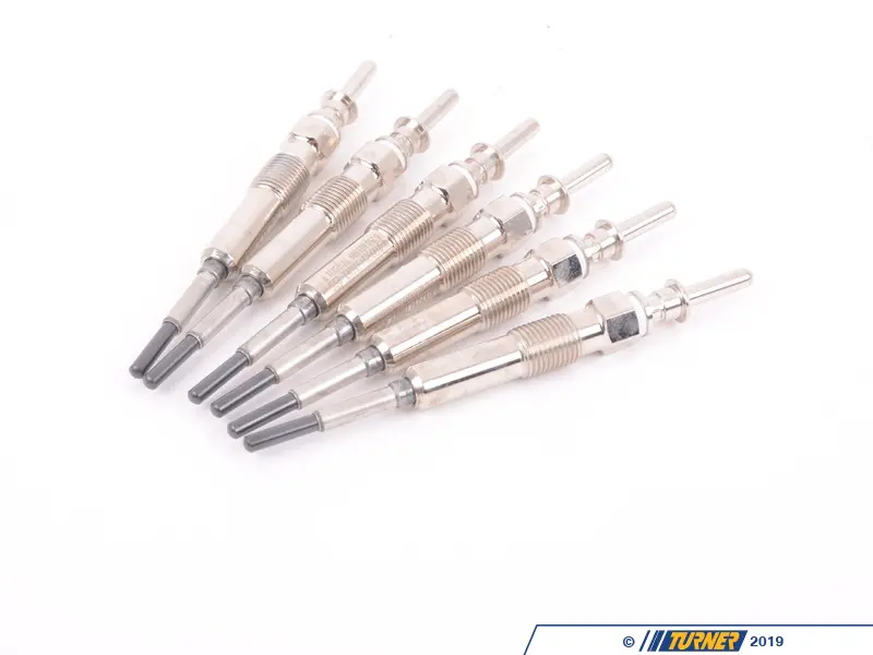 6-Pack YOU.S Glow Plugs For BMW 5 Series 530d 535d M50d XDrive – OE 12230038490, Bosch Beru NGK Compatible