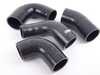 Enthusiast Bundles MQB Cast Aluminum Intercooler Upgrade & High Flow Intercooler Charge Pipe Kit - Wrinkle Black 015120LAEBKT View 51