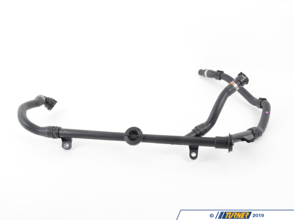 Genuine BMW Coolant Recovery Tank Hose Assembly - Includes Lower Oil Cooler Hose - F25, F26 17127646152