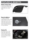 AFE AFE Carbon Fiber Engine Cover - BMW F8X M2 M3 M4 S55 3.0L 79-13003 View 6