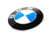 Genuine BMW Wheel Emblem - Adhesive Backed - 64.5mm - Convex 36131181080 View 2