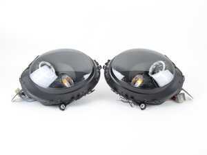 Halo LED Projector Black Headlights - Pair 2LHP-MINI06JM-TM