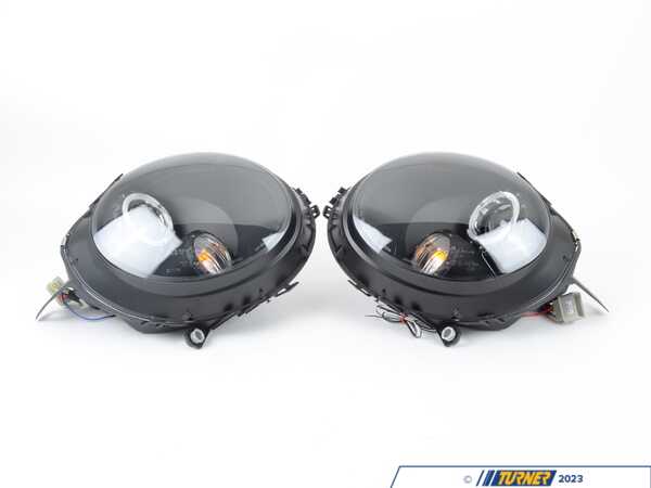 Spec-D Tuning Halo LED Projector Black Headlights - Pair 2LHP-MINI06JM-TM 2LHPMINI06JMTM