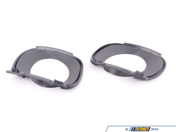 Genuine BMW Genuine BMW Exhaust Tip Trim Kit for Bumper Cover - E70 X5 51127154094
