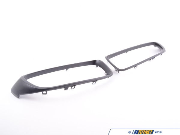IND Painted Center Grill Surrounds - Matte Black  F8X_FGSK-MB