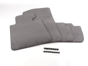Genuine BMW Carpeted Floor Mat Set - Gray