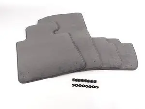 Genuine BMW Carpeted Floor Mat Set - Gray