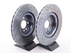 Genuine MINI Front Drilled JCW Rotors - Pair 12.44" (316x22) 34116855782KT View 7