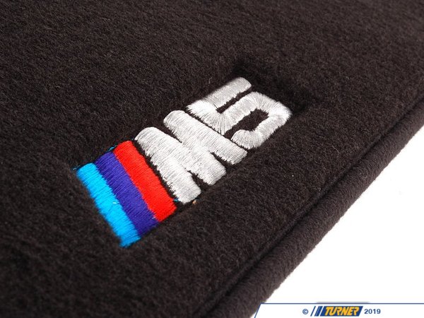 Genuine BMW ///M Carpeted Floor Mats - Anthracite/Black - (NO LONGER AVAILABLE) 82110009046
