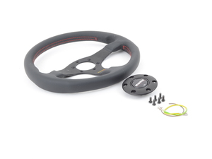 MOMO Tuner Steering Wheel - Black Spoke 320mm