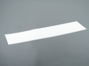 Genuine MINI Bonnet / Hood Stripe - White With Black Pinstripe - Left