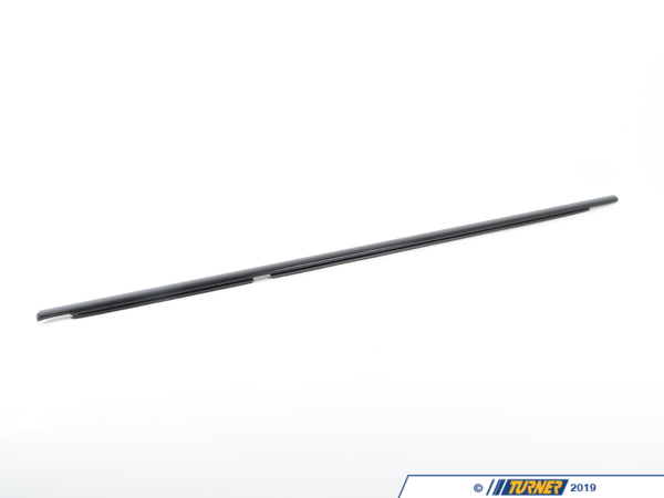 Genuine BMW Genuine BMW Outer Weatherstrip, Rear Lef - 51357185239 - Gloss Black 51357185239