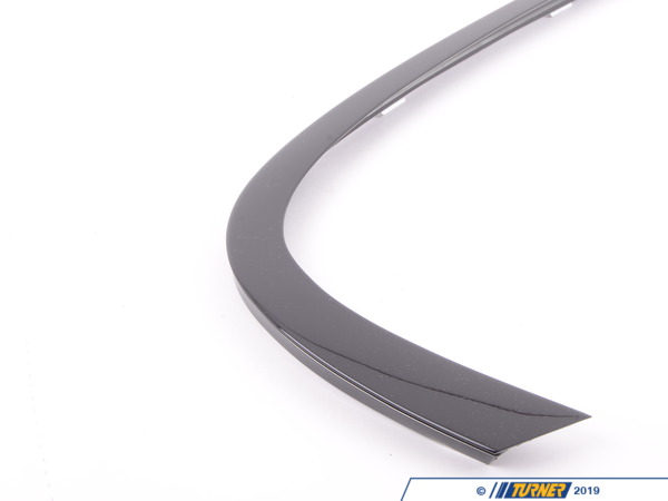 Genuine BMW Genuine BMW Finisher Window Frame Top Rr - 51357185244 - Gloss Black 51357185244