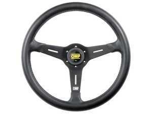 OMP Sand Racing Steering Wheel - 380mm | Black Polyurethane