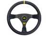 OMP OMP WRC Racing Steering Wheel - Mid-depth 350mm dished | Black Leather OD/1980/N View 1