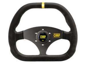 OMP Kubic Racing Steering Wheel - Flat 310mm | Black suede