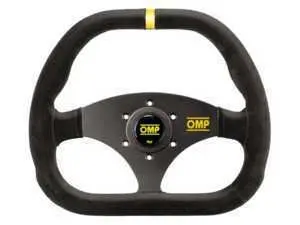 OMP Kubic Racing Steering Wheel - Flat 310mm | Black suede
