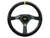 OMP OMP Velocita Superleggero Steering Wheel - 350mm | Black/Yellow Suede OD/2020 View 2