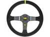 OMP OMP 350 Carbon Steering Wheel - Dished 350mm | Black suede OD/2028 View 1