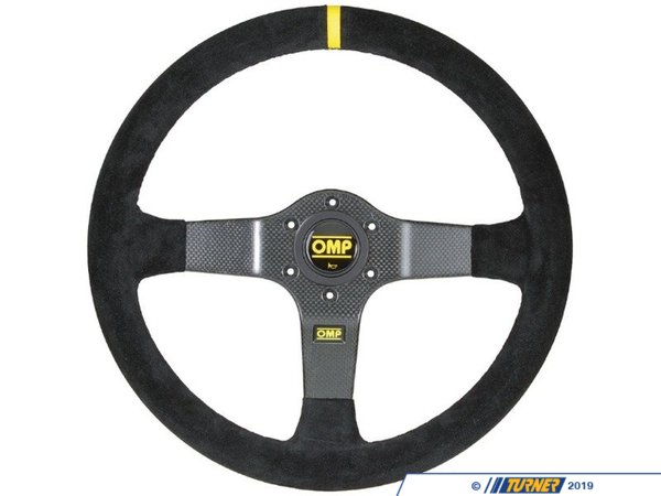 OD/2028 - OMP 350 Carbon Steering Wheel - Dished 350mm | Black